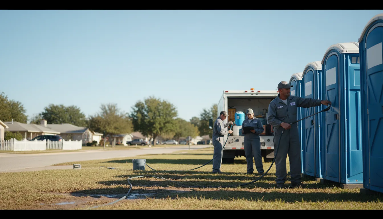 Long-Term Portable Toilet Rental in Toyah, TX near me